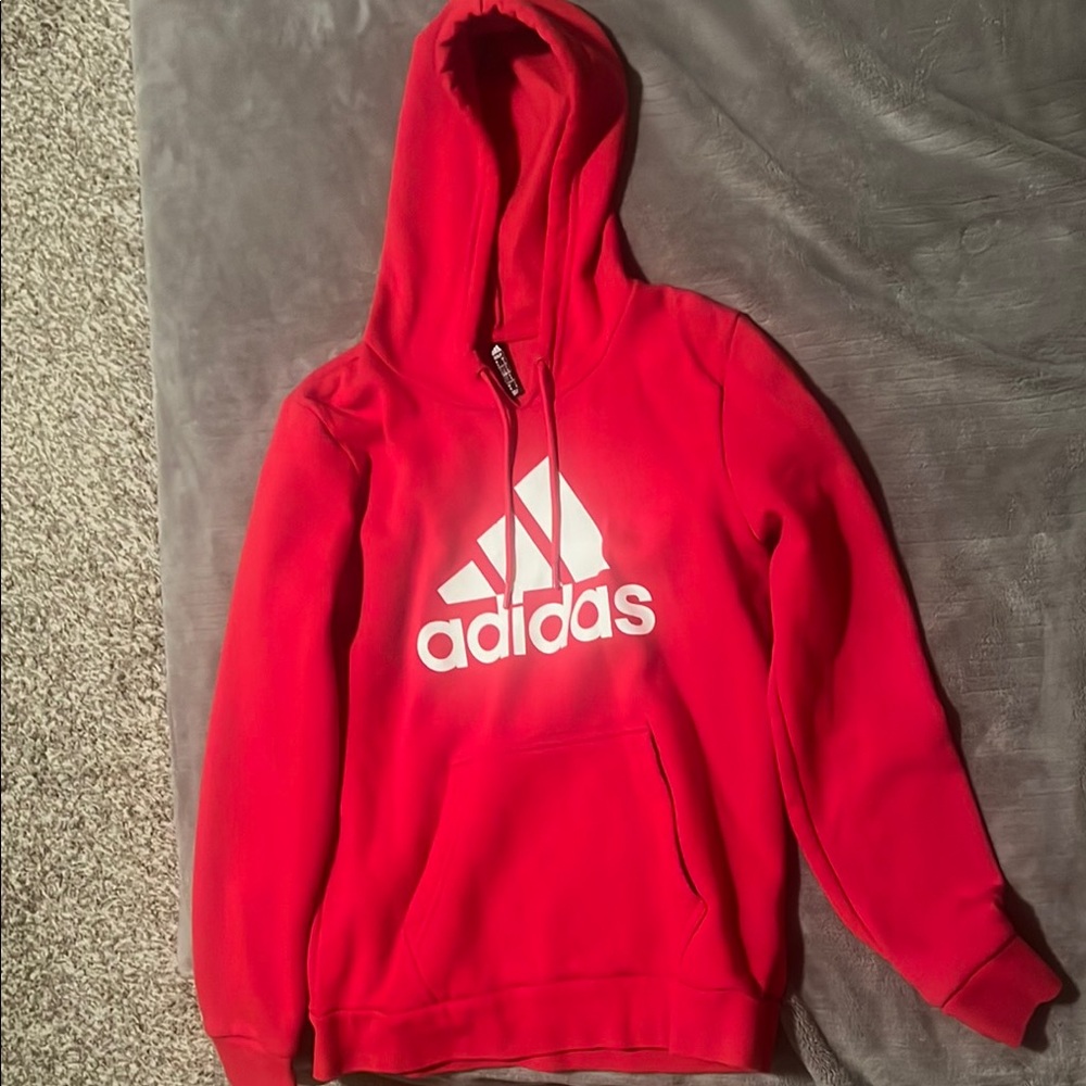 Adidas Bold Red Hoodie